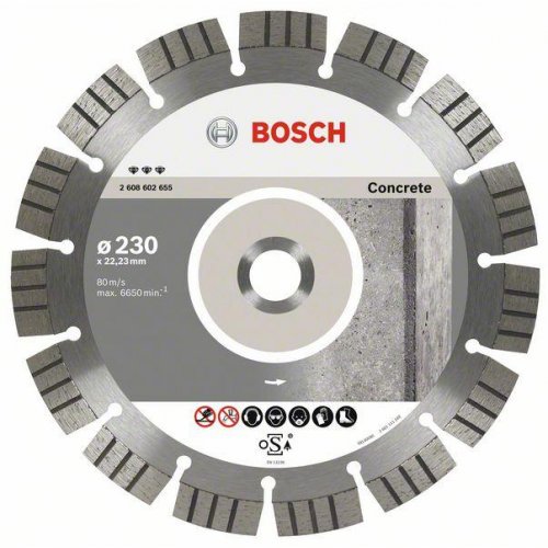 Diamantový dělicí kotouč Best for Concrete 300 x 22,23 x 2,8 x 15 mm Bosch 2608602656