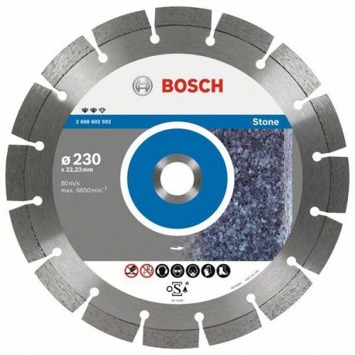 Diamantový dělicí kotouč Expert for Stone 230 x 22,23 x 2,4 x 12 mm Bosch 2608602592