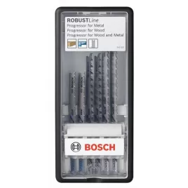 6dílná sada pilových plátků Robust Line Progressor, se stopkou U U 123 X; U 234 X; U 345 XF Bosch