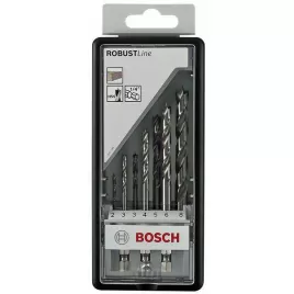7dílná sada spirálových vrtáků do dřeva Robust Line, šestihranná stopka 2; 3; 3; 4; 5; 6; 8 mm Bosch 2607019923