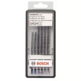 6dílná sada pilových plátků Robust Line Progressor, se stopkou T T 123 X; T 234 X; T 345 XF Bosch