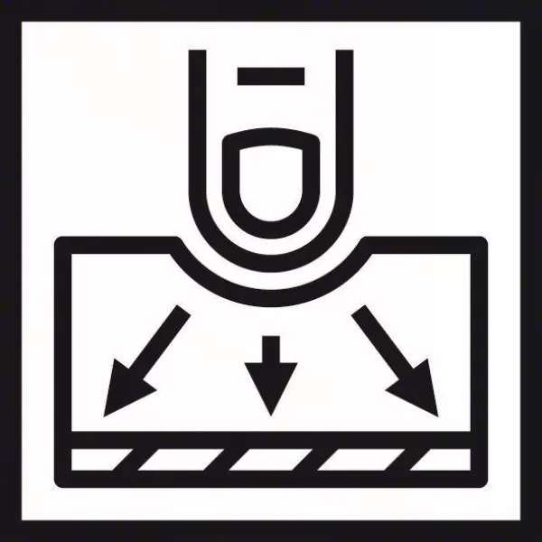 Podložka na broušení tvarů Best for Contour, 97 x 120 x 12 mm, střední Bosch 2608901171