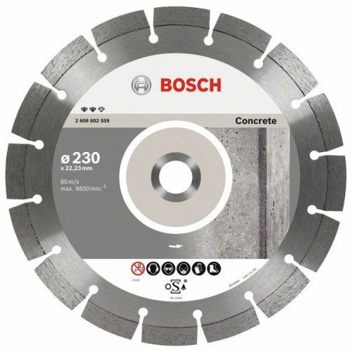 Diamantový dělicí kotouč Expert for Concrete 300 x 22,23 x 2,8 x 12 mm Bosch 2608602694