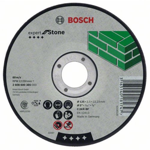 Dělicí kotouč lomený na kámen Expert for Stone C 24 R BF, 115 mm, 22,23 mm, 2,5 mm Bosch 2608600004