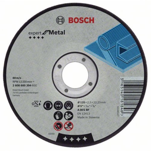 Řezný kotouč rovný na kov Expert for Metal A 30 S BF, 180 mm, 22,23 mm, 3 mm Bosch 2608600321