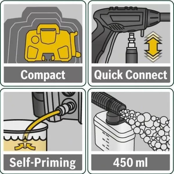 Vysokotlaký čistič Bosch EasyAquatak 120 06008A7901