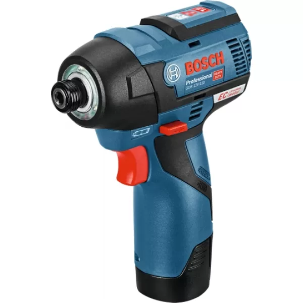 Aku rázový utahovák 2x3,0Ah + L-Boxx Bosch GDR 12V-110 Professional