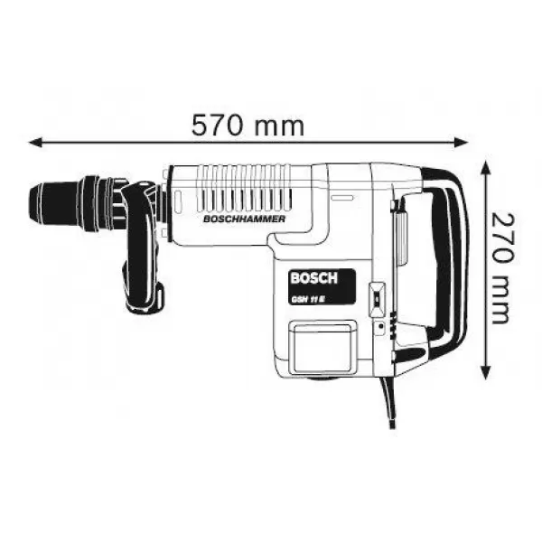 Sekací kladivo Bosch GSH 11 E Professional 0.611.316.708