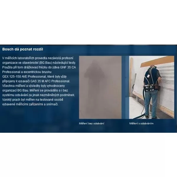 Vysavač na suché a mokré vysávání BOSCH GAS 55 M AFC Professional