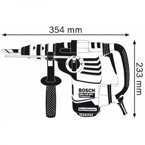 Vrtací kladivo SDS-Plus Bosch GBH 3-28 DFR Professional 0.611.24A.000