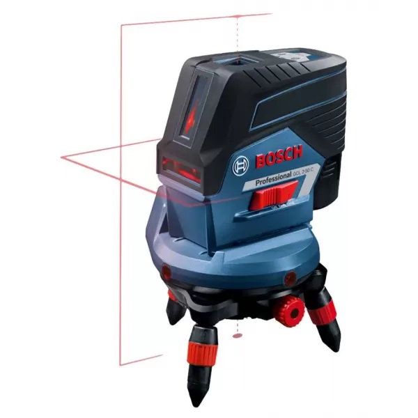 Křížový laser Bosch GCL 2-50 C Professional + aku 2,0Ah + L-Boxx 238 + dálkové ovládání