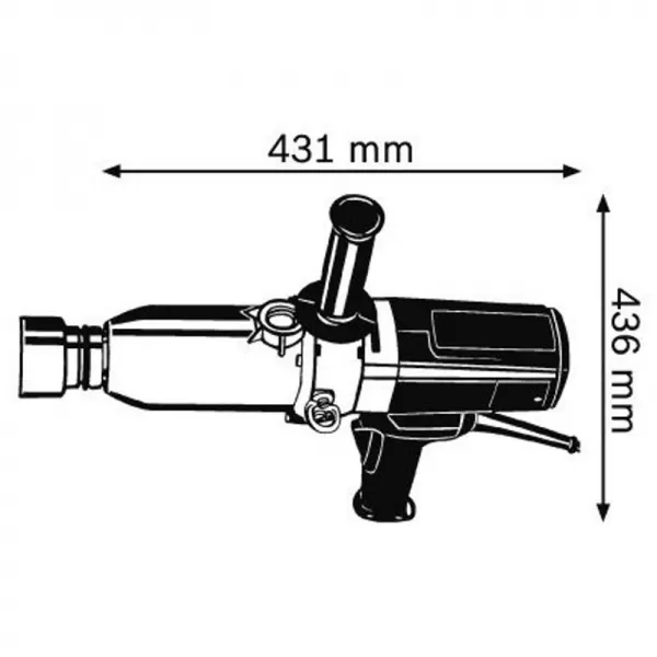 Rázový utahovák Bosch GDS 30 Professional