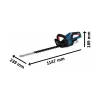Akumulátorové nůžky na živé ploty 1x 4,0 Ah Bosch GHE 18V-60 Professional 06008C9001