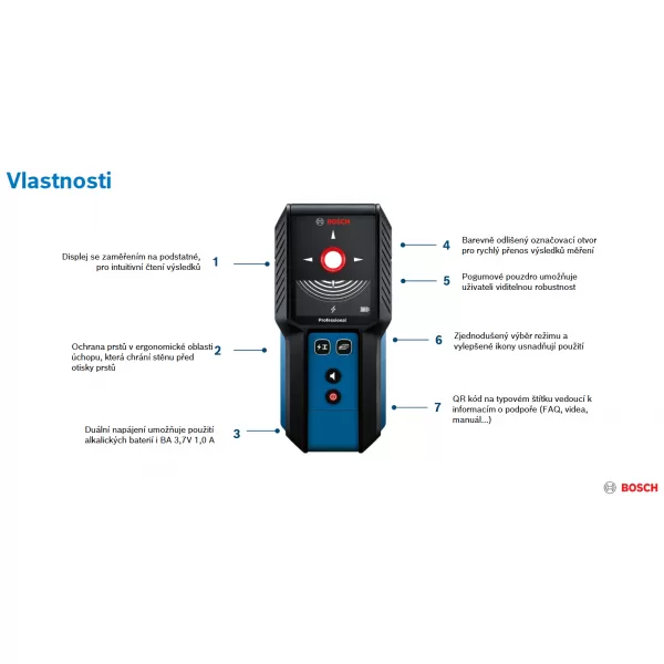 Detektor Bosch GMS 120-27 0601081701