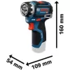 Aku vrtací šroubovák 12V 2x2,0Ah Bosch PRO GSR 12V-32 FC 06019N7104