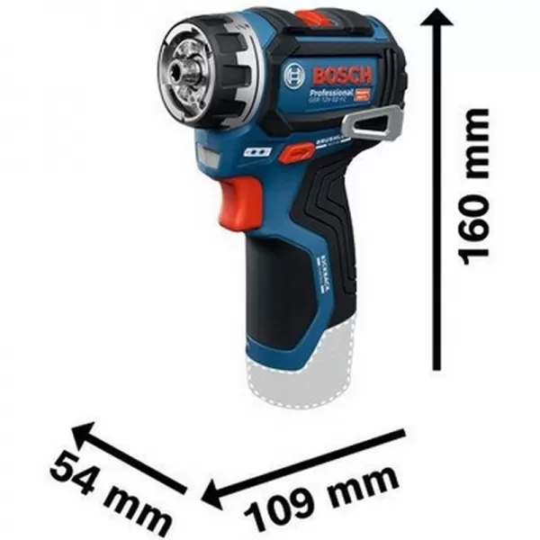 Aku vrtací šroubovák 12V 2x2,0Ah Bosch PRO GSR 12V-32 FC 06019N7104