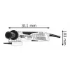 Úhlová bruska X-LOCK Bosch GWX 19-125 S Professional 0.601.7C8.002