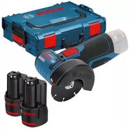 Aku úhlová bruska 2x3,0Ah + L-Boxx Bosch GWS 12V-76 Professional 0.601.9F2.00B