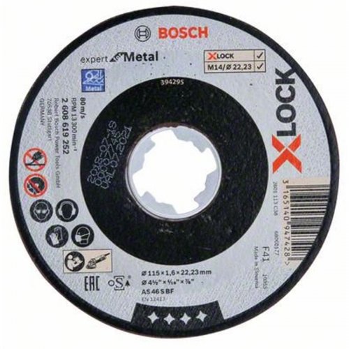 Řezný kotouč na kov Expert for Metal 115mm Bosch X-LOCK 2608619252