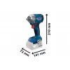 Aku rázový utahovák 18V bez aku Bosch GDS 18V-350 06019M5020