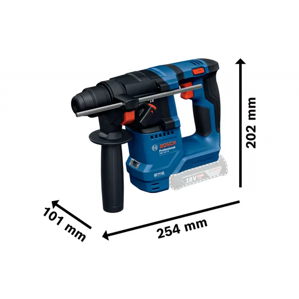 Aku vrtací kladivo s SDS plus 18V 2x4,0Ah Bosch GBH 18V-18
