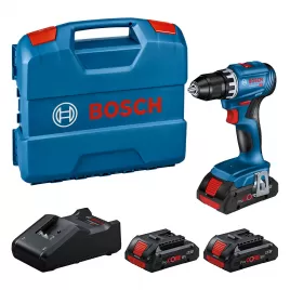 Aku vrtací šroubovák 18V 3x4,0Ah Bosch GSR 18V-45 Cordless Drill Driver + 3 x ProCORE18V 4.0Ah + GAL 18V-40 in L-Case 0615A5002N