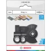 3dílná sada na dlaždice Bosch 2608669332