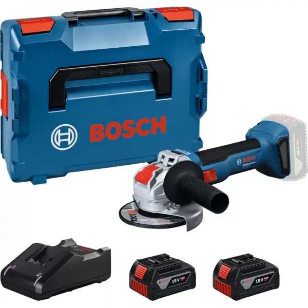 Aku úhlová bruska 18V 2x4,0Ah s X-LOCK GWX 18V-8 Bosch 06019N9102