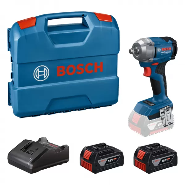 Aku rázový utahovák 18V 2x4,0Ah Bosch GDS 18V-350 06019M5021