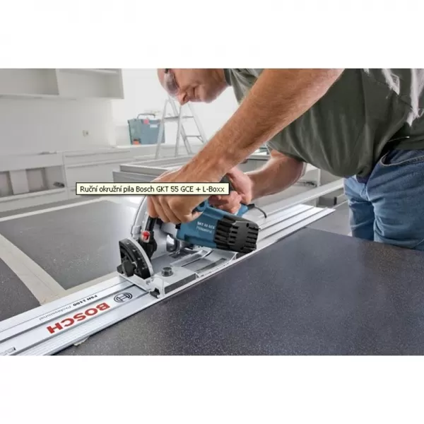 Ruční okružní pila + L-Boxx Bosch GKT 55 GCE Professional