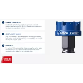 Děrovka s adaptérem EXPERT Sheet Metal 100 × 5 mm 2608902022