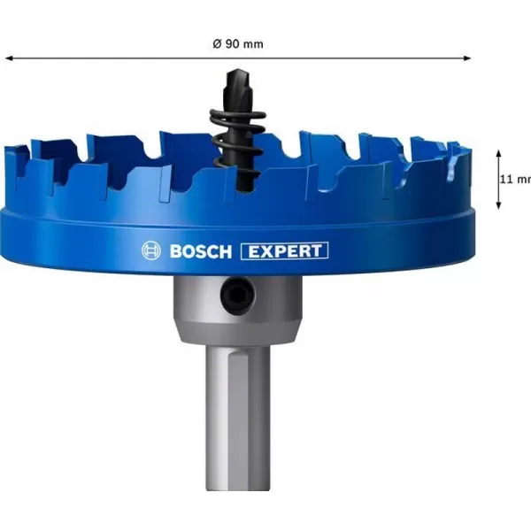 Děrovka s adaptérem EXPERT Sheet Metal 90 × 5 mm 2608902020
