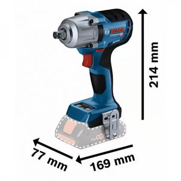 Aku rázový utahovák 2x5,0Ah Bosch GDS 18V-450 PC 06019K4103