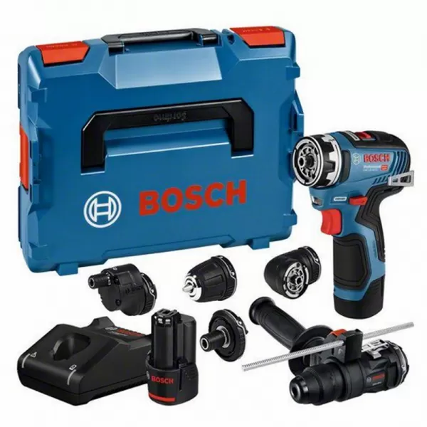 Aku vrtací šroubovák 2x3,0Ah + adaptér Bosch GSR 12V-35 FC 0 601 9H3 008