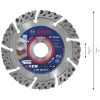 Diamantový řezný kotouč EXPERT MultiMaterial 115 × 22,23 × 2,2 × 12 mm Bosch 2608900659