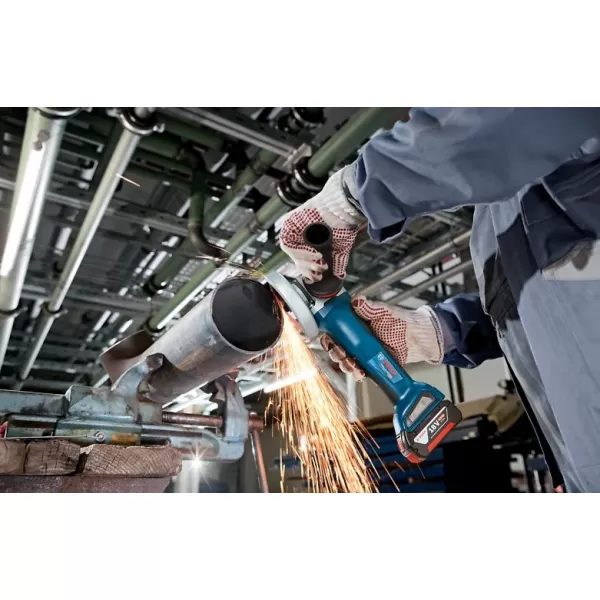 Aku úhlová bruska 125mm 18V 2x5,0Ah Bosch GWS 18V-10 P 06019J4101