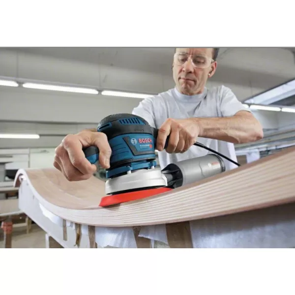 Excentrická bruska + LBOXX 238 Bosch GEX 40-150 0.601.37B.201