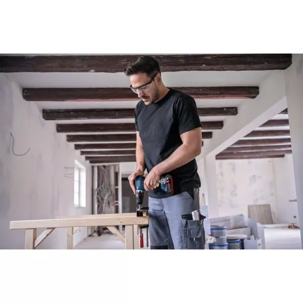 Aku vrtací šroubovák 18V bez aku Bosch GSR 18V-90 FC + GFA 18-H 06019K6204