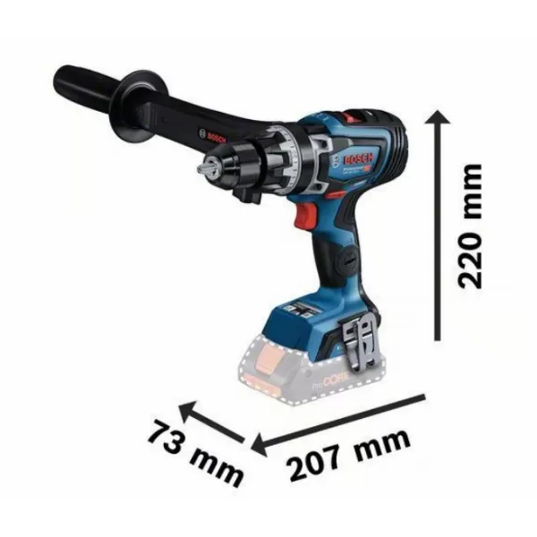 Aku kombinovaný šroubovák bez aku Bosch GSB 18V-150 C 0 601 9J5 102