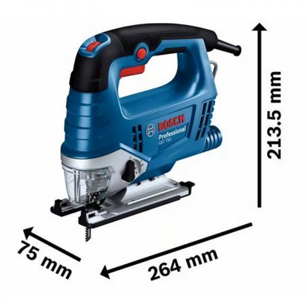 Kmitací pila Bosch GST 750 Professional 06015B4121