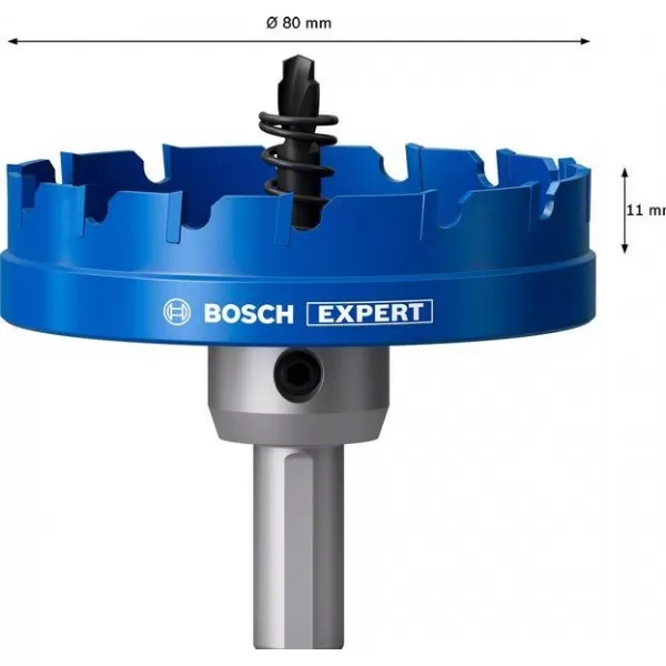 Děrovka s adaptérem EXPERT Sheet Metal 80 × 5 mm 2608902018