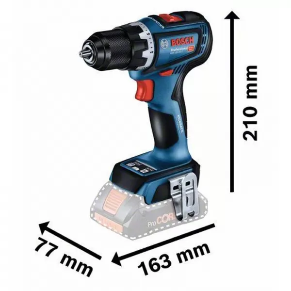 Aku vrtací šroubovák Bosch GSR 18V-90 C 06019K6000