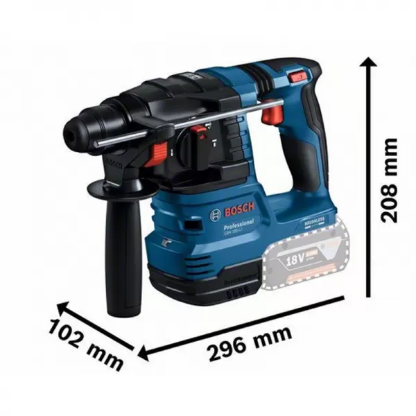 Aku vrtací kladivo SDS-Plus 18V bez aku Bosch GBH 185-LI 0611924020