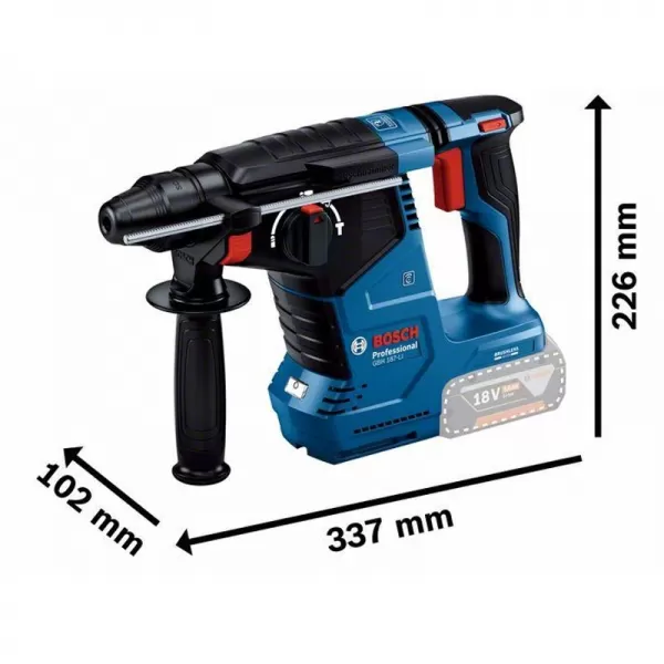 Aku vrtací kladivo Bosch GBH 187-LI s SDS-Plus 0 611 923 020