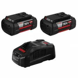 Startovací sada Bosch Starter Set: 2 x GBA 36V 6,0Ah + GAL 3680 CV Professional 1600A00L1U
