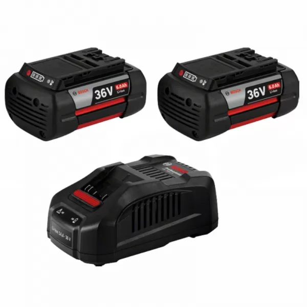 Startovací sada Bosch Starter Set: 2 x GBA 36V 6,0Ah + GAL 3680 CV Professional 1600A00L1U